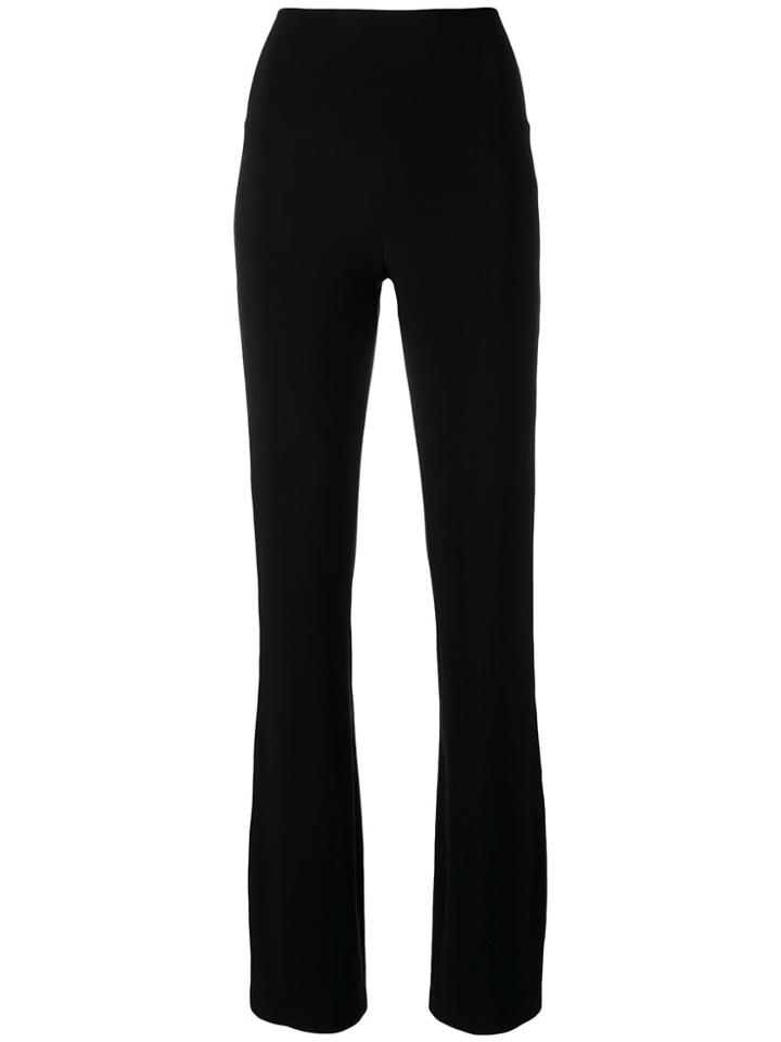 Norma Kamali Boot Trousers - Black