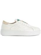 Tosca Blu Embellished Rose Slip-on Sneakers - White