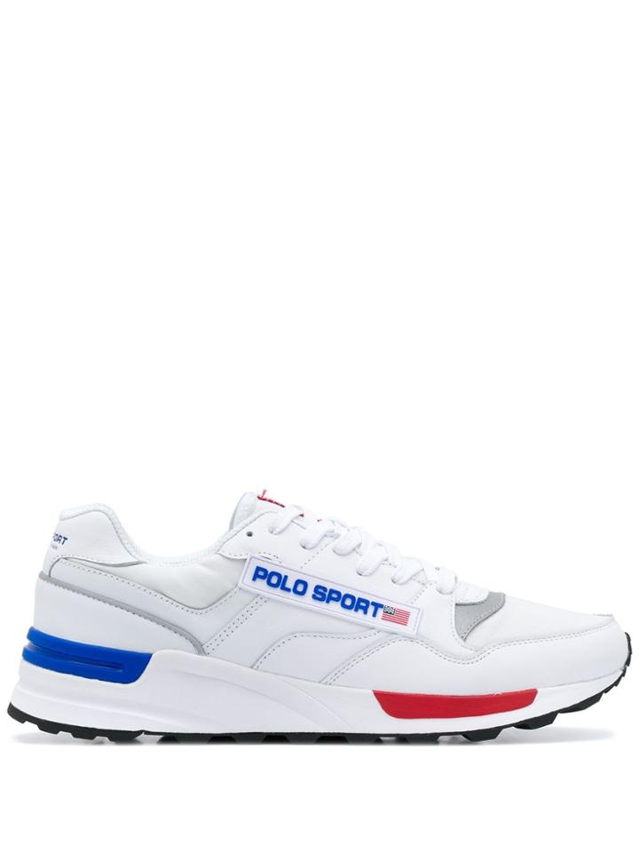 Polo Ralph Lauren Low Top Logo Sneakers - White