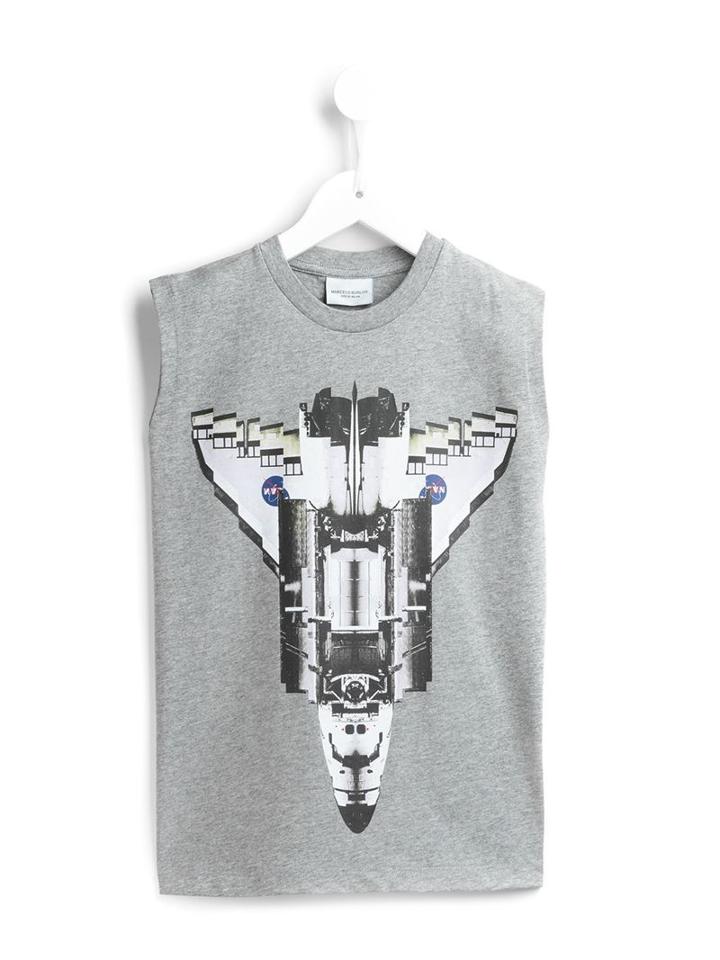 Marcelo Burlon County Of Milan Kids 'chapello' Tank Top, Boy's, Size: 10 Yrs, Grey