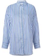 Iro Striped Shirt, Women's, Size: 38, Blue, Cotton