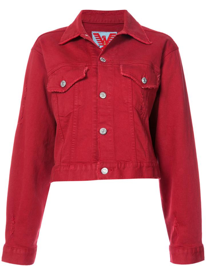 Adaptation Classic Denim Jacket - Red
