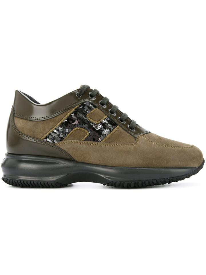 Hogan Logo Sneakers - Green