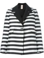 Antonio Marras Striped Jacket, Women's, Size: 44, Black, Polyester/acetate/viscose/cotton