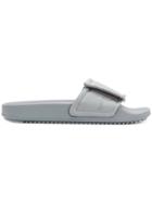Rick Owens Drkshdw Velcro Slides - Grey