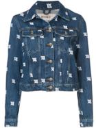 Misbhv Misbhv Monogramdenimjkt Dblue - Black