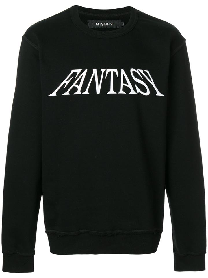 Misbhv Fantasy Crewneck Sweatshirt - Black