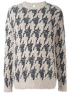 Brunello Cucinelli - Boucle Knit Jumper - Women - Polyamide/cashmere - L, Nude/neutrals, Polyamide/cashmere
