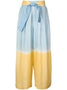 Tome Marigold Cropped Trousers - Blue