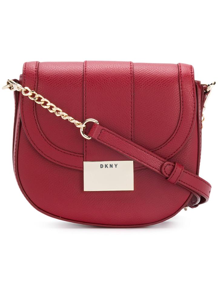 Dkny Round Crossbody Bag - Red