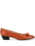 Salvatore Ferragamo Pre-owned Vara Bow Pumps - Orange