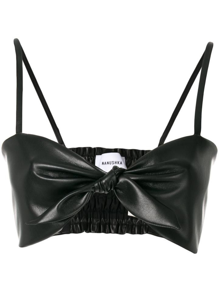 Nanushka Spaghetti Straps Top - Black