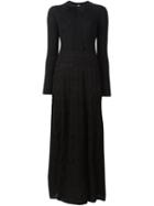 M Missoni Longsleeved Knitted Dress, Women's, Size: 40, Black, Polyester/viscose/virgin Wool