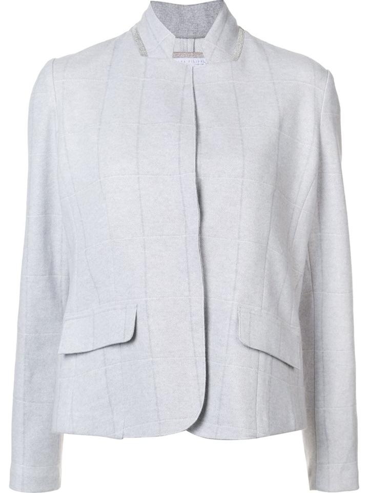 Fabiana Filippi Curved Hem Blazer Jacket
