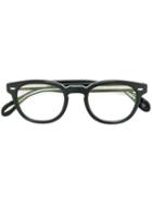 Oliver Peoples - 'sheldrake' Glasses - Unisex - Acetate - 47, Black, Acetate