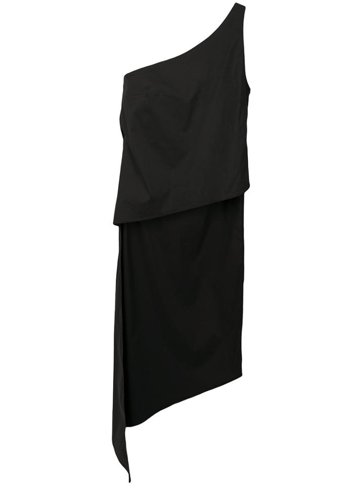 Federica Tosi High Low Tank Top - Black