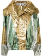 No21 - Hooded Jacket - Women - Polyester/polyurethane - 48, Grey, Polyester/polyurethane