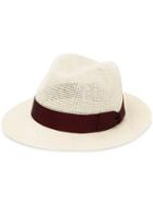 Dolce & Gabbana Classic Panama Hat - White
