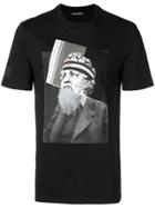 Neil Barrett Spliced Photo Print T-shirt - Black