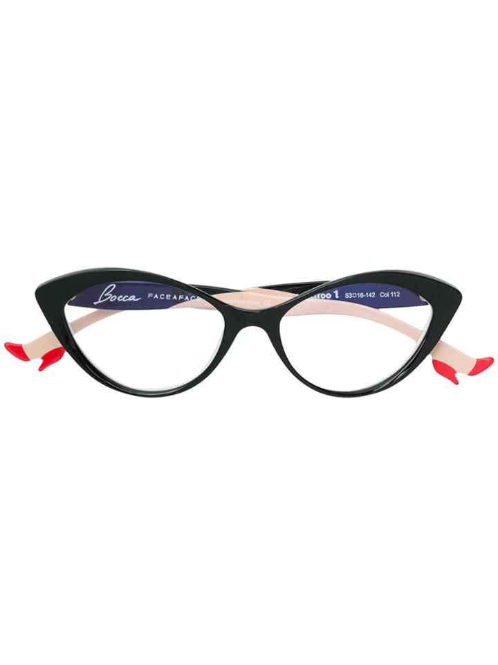 Face À Face Shoe Cat-eye Glasses - Black
