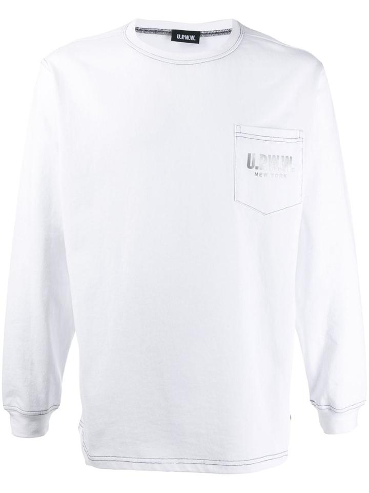 U.p.w.w. Chest Pocket Sweatshirt - White