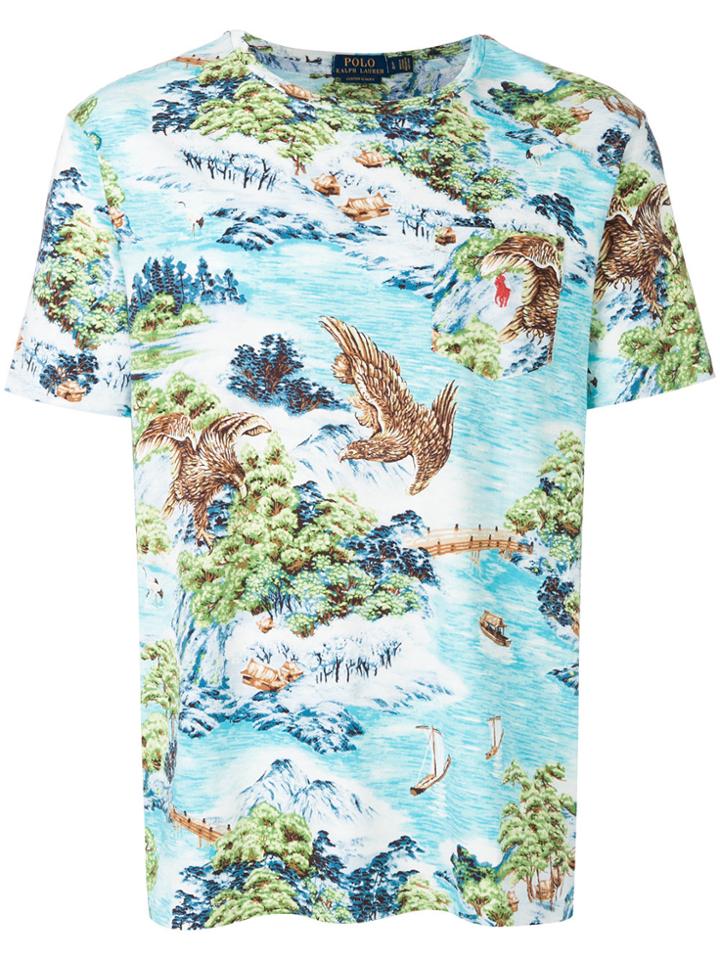 Polo Ralph Lauren Hawaiian Motif T-shirt - Blue