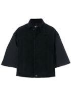 Rick Owens Drkshdw Button Up Oversized Jacket - Black