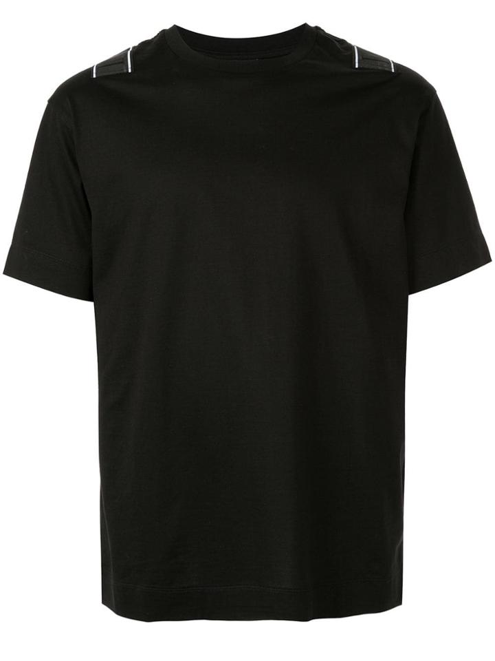 Emporio Armani Y-logo Band T-shirt - Black