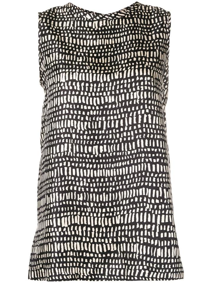 Max Mara Silk Tank Top - Black
