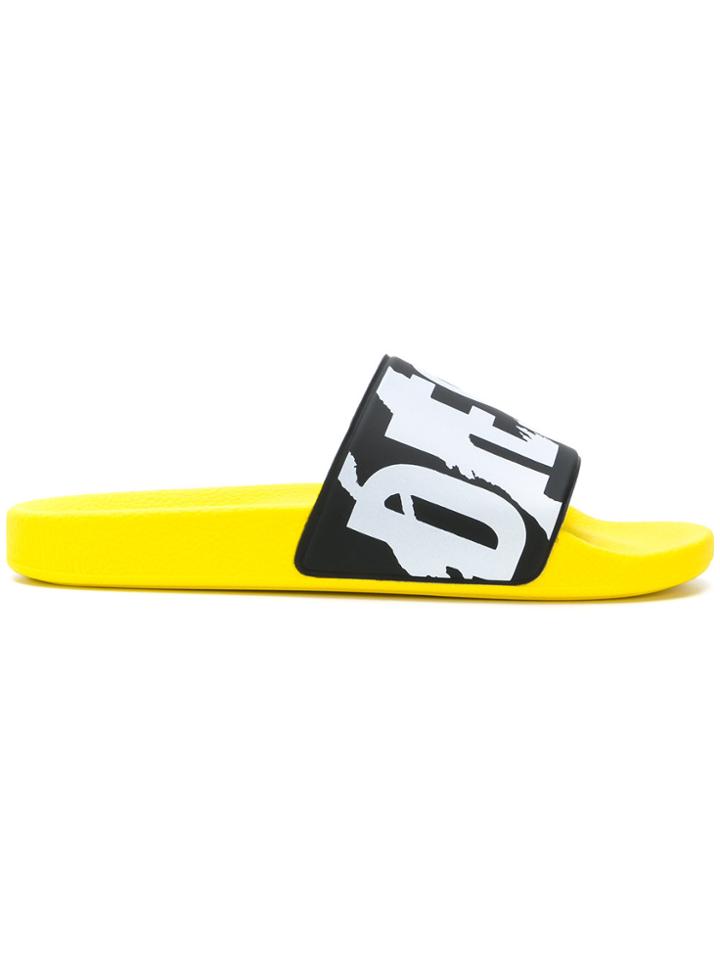 Diesel Sa-maral Slides - Yellow & Orange