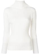 Pleats Please By Issey Miyake Chimney Blouse - White
