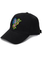 Versace Embroidered V Baseball Cap - Black