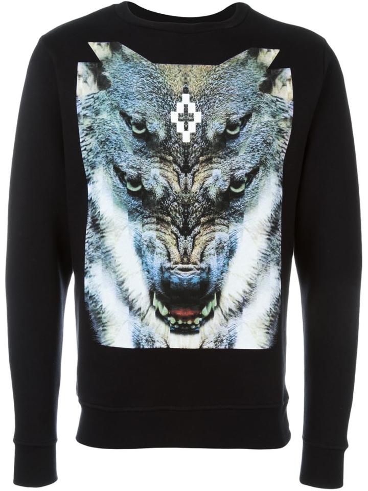 Marcelo Burlon County Of Milan 'el Marmolejo' Sweatshirt, Men's, Size: Small, Black, Cotton