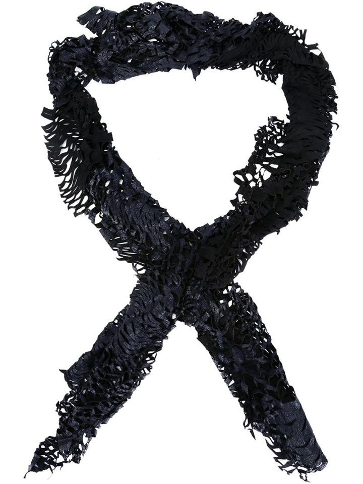 Cutuli Cult Laser Cut Leather Scarf