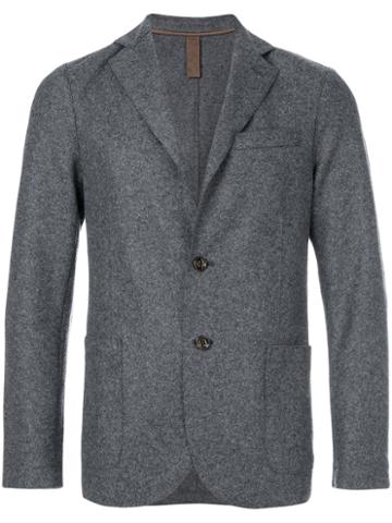 Eleventy - Classic Blazer Jacket - Men - Polyamide/acetate/wool/polybutylene Terephthalate (pbt) - 46, Grey, Polyamide/acetate/wool/polybutylene Terephthalate (pbt)