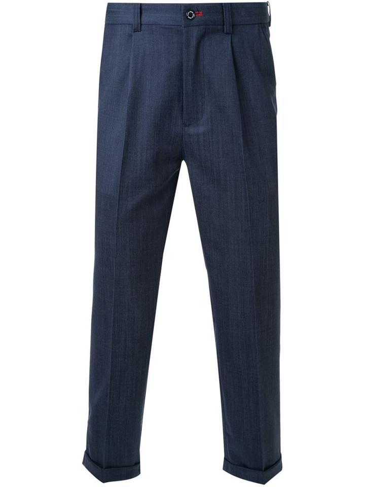 Guild Prime Pleated Cropped Tailored Trousers