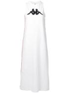 Kappa Logo Sleeveless Shift Dress - White