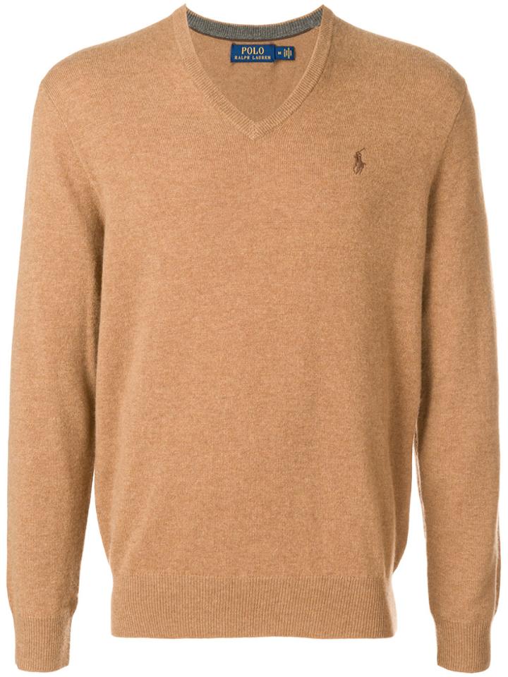 Polo Ralph Lauren V-neck Sweater - Brown