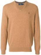 Polo Ralph Lauren V-neck Sweater - Brown