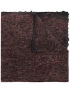 Avant Toi Knitted Scarf - Brown