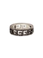 Gucci Square G Engraved Ring - Silver