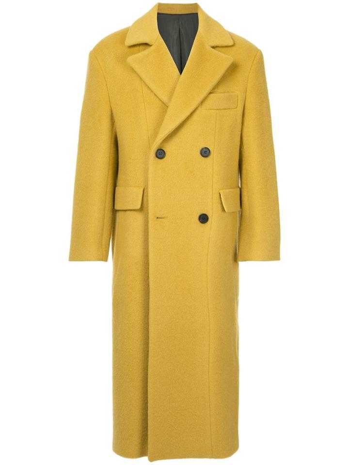 Wooyoungmi Classic Long Coat - Yellow