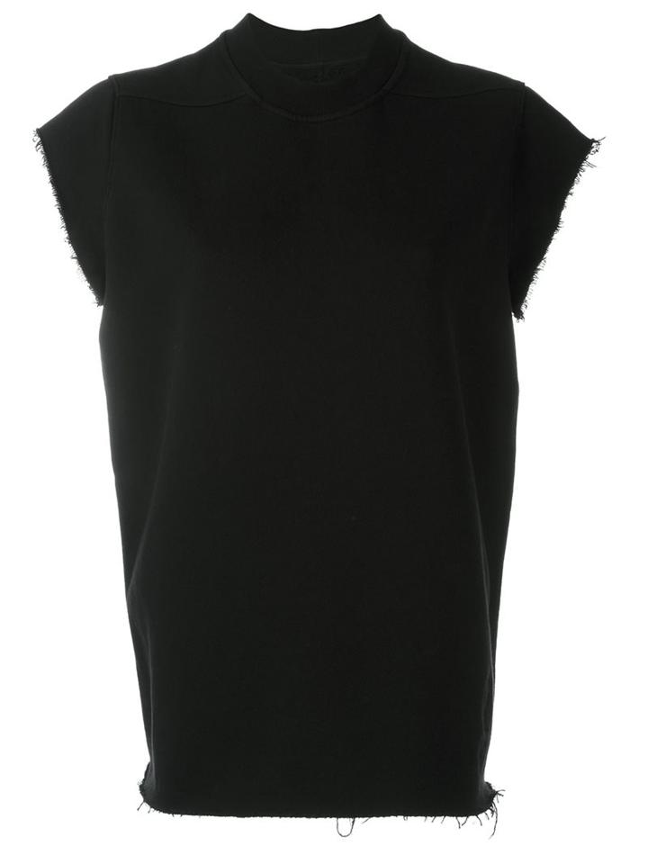 Rick Owens Drkshdw Cut-off Sweatshirt, Women's, Black, Cotton