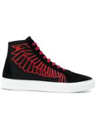 Marcelo Burlon County Of Milan Mid-top Sneakers With Wing Graphic -