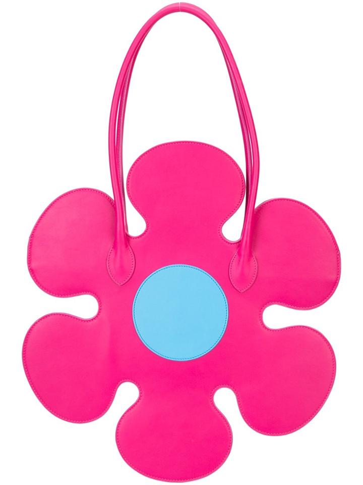 Moschino Flower Shoulder Bag - Pink & Purple