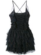 Isabel Marant Étoile Printed Batson Dress, Women's, Size: 36, Blue, Silk/viscose