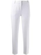 Pinko Tailored Cropped Trousers - White