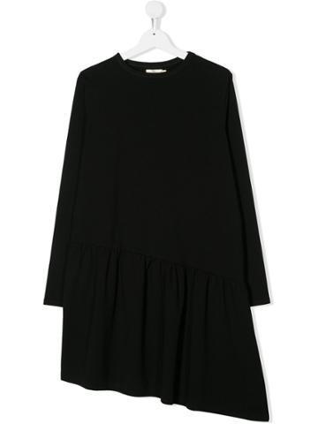 Andorine Teen Asymmetric Dress - Black