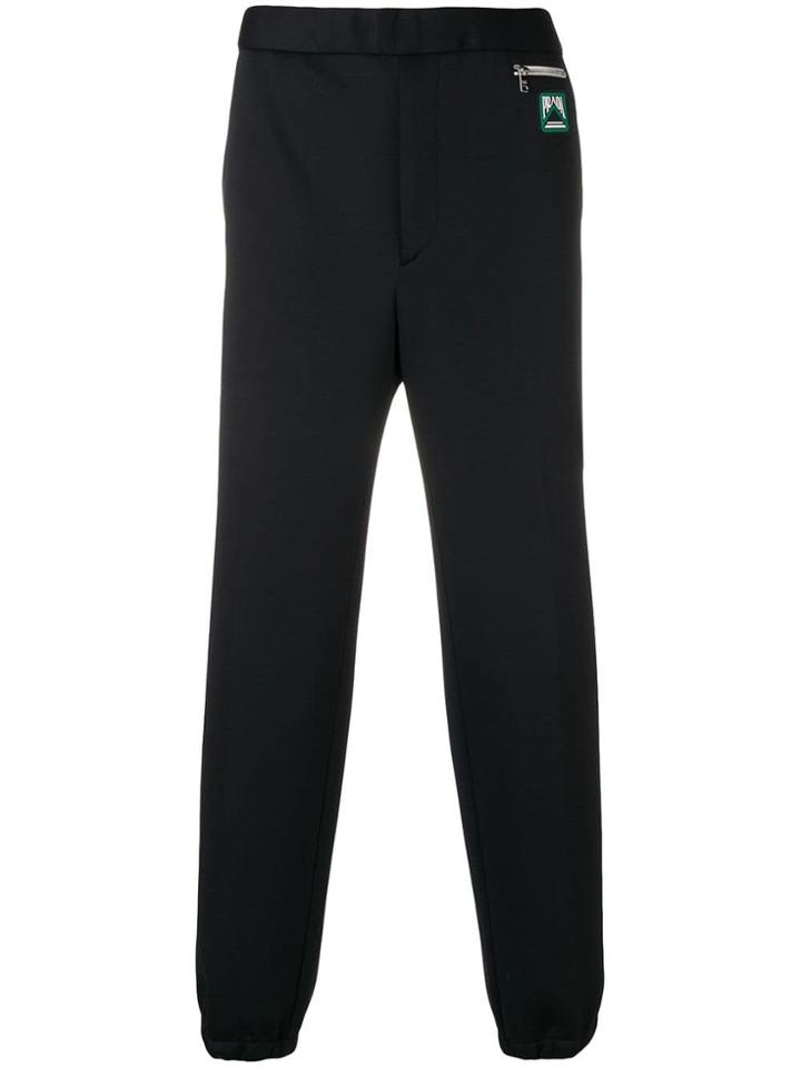 Prada Straight-leg Track Trousers - Black