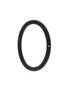 Andre Ribeiro Rubber And Six Round Diamond Bracelet, Adult Unisex, Black